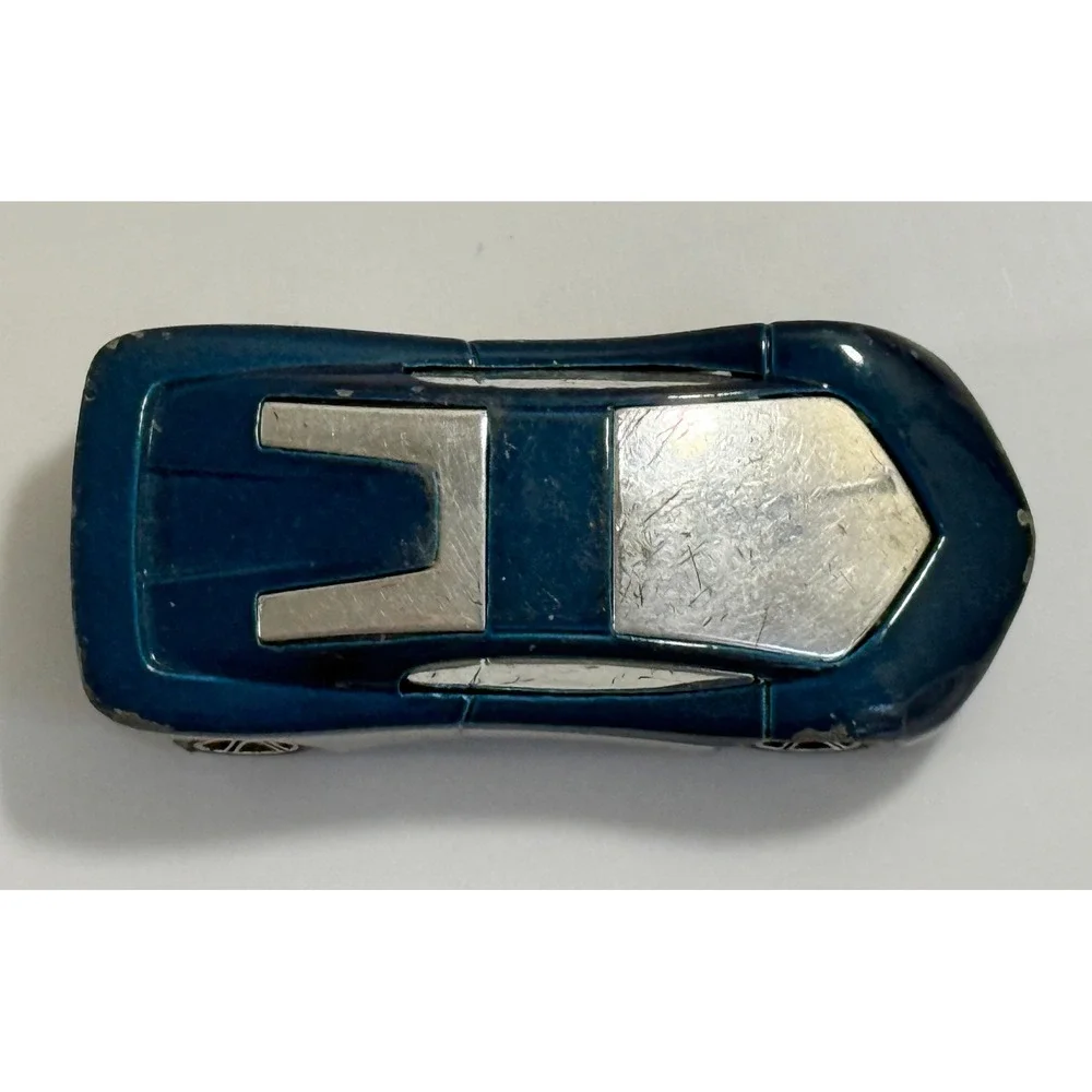 Matchbox Stress Streamer Toy Car Kids‎ 1:64 Blue Silver Vintage 1995 Diecast